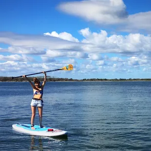 Paddle boarding lessons