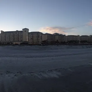 View from the beach