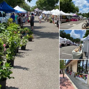 Saturday morning farmer's market event.