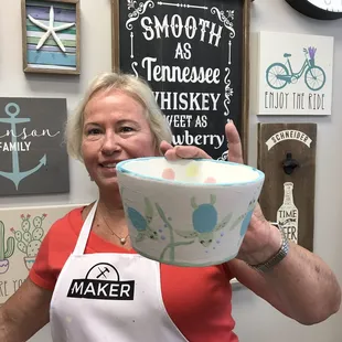 Bowl I made for charity... needs to be fired!