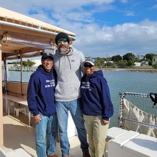 Captain Benny a man of little words, but he was on point with the binoculars
