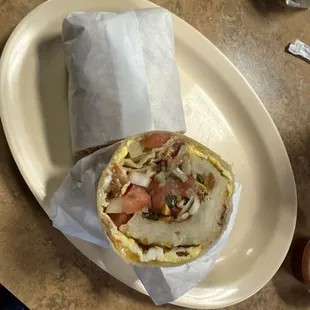 Bacon Breakfast Burrito