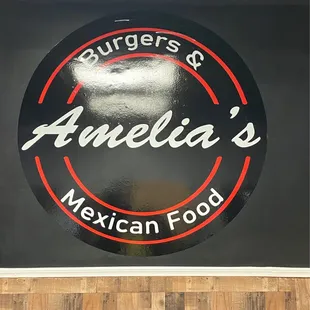 a sign for the restaurant