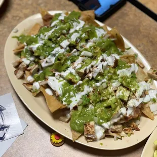 Chicken nachos