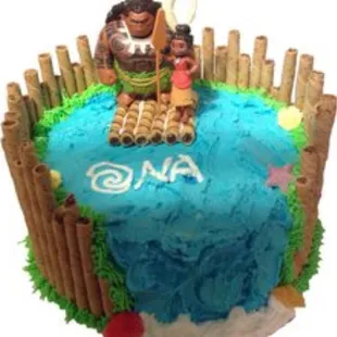 Moana cake