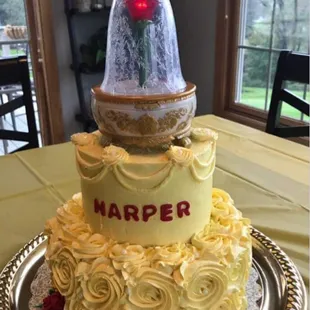Beauty and the Beast cake