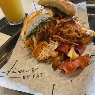 Rotisserie Chicken Banh Mi