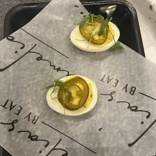 Spicy Deviled Eggs