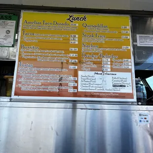 Updated menu yall Feb 2024