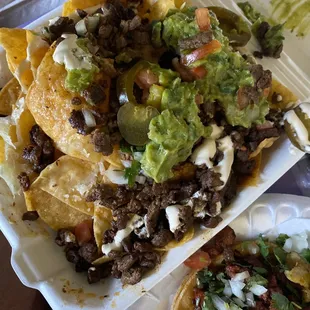 nachos but we ate some already :/