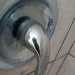 Shower faucet not cleaned