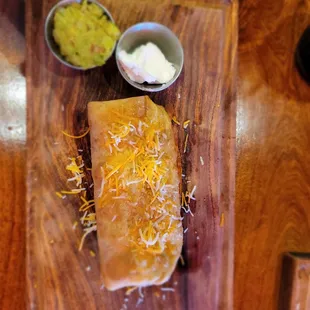 Carnitas chimichanga