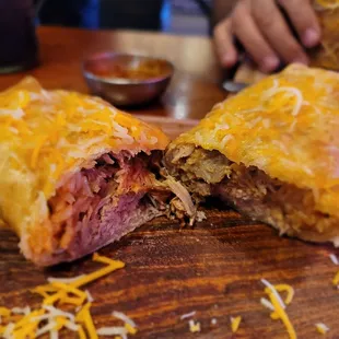 Carnitas chimichanga