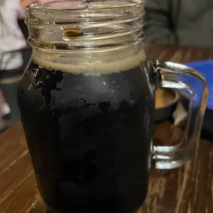 Draft Mexican black beer - potent stuff ;-)