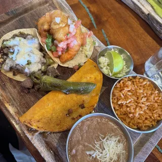 Jass Taco(Asada, Cheese, Green Chili)