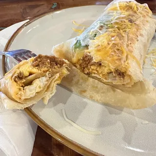 BURRITO AVOCADO CHORIZO
