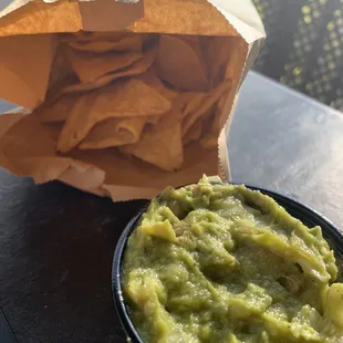 Chips and Large Guacamole