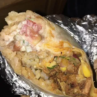 Al pastor burrito