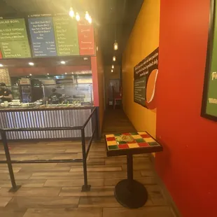 Blocked off restrooms