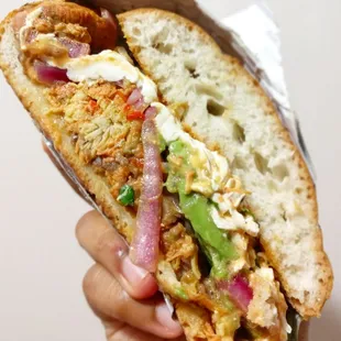 Santa Fe chicken Torta