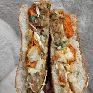 Fried fish torta