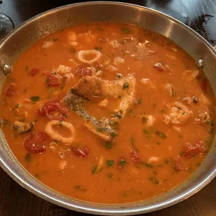 Zuppa di Pesce (de-shelled)!