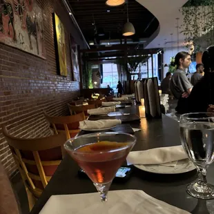 View from my seat of the restaurant