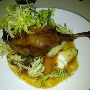 delicious duck confit