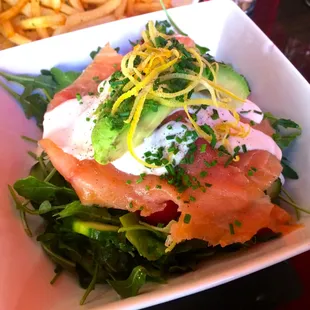 Smoked Salmon and Arugula Salad