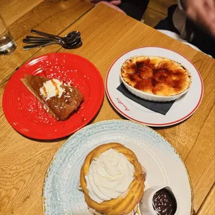 Banana Creme Brulee, Warm Apple Tarte Tatin, and Profitronut