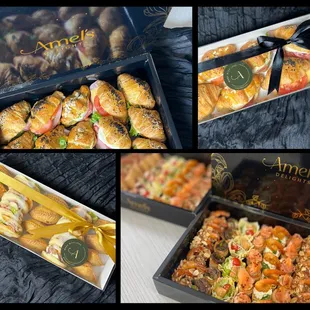 Savory boxes for all types of gatherings.
