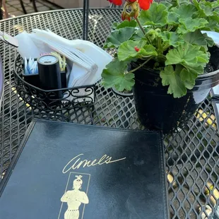 Outdoor patio space.