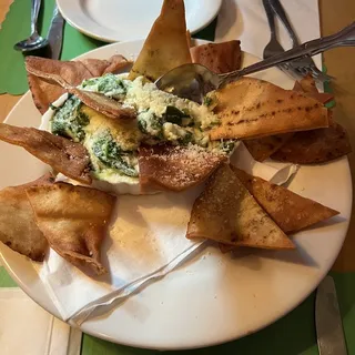 Baked Artichoke Parmesan Dip with Spinach