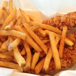 Chicken tender basket