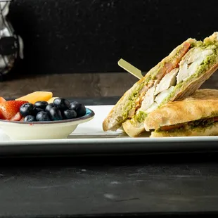 Chicken Pesto Panini - AmeriBrunch Cafe