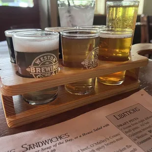 Beer flight
