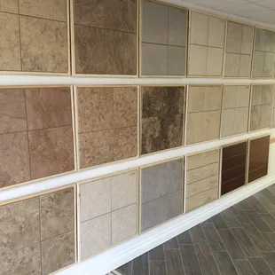 Tile on display...