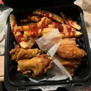 10 Piece with a side of fries