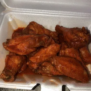 Buffalo wings that were good!