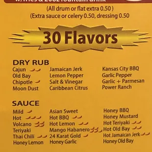 30 Flavors!!