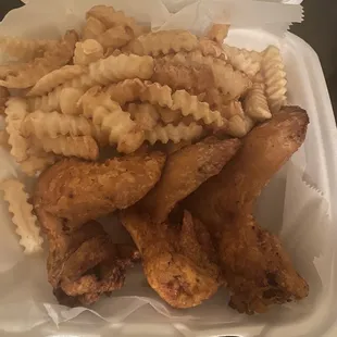 Small box (3 pc whole wings ) Combo