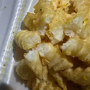 Uncooked fries