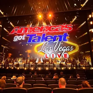 a stage with fireworks