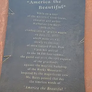 "America the Beautiful"  07-09-2022