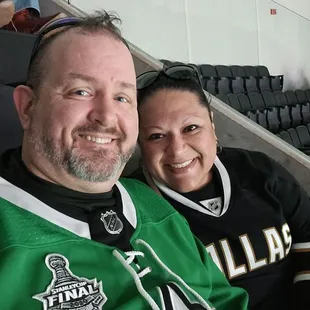 Birthday with the Dallas Stars!! Go STARS!!!