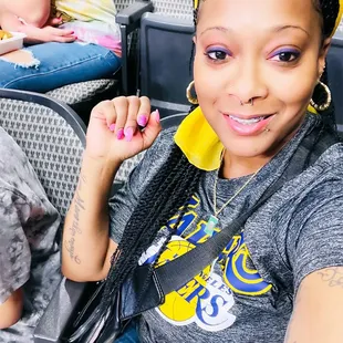Harlem Globetrotters Game !! I&apos;m of course rocking my lakers Attire when and where possible !!!