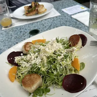 Seared Scallop Salad