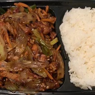 Szechuan style roast pork