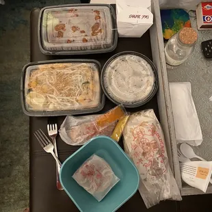 The total haul of food