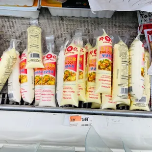 a variety of food items